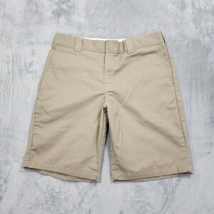 Vintage Dickies Shorts Mens 36 Beige Flex Relaxed Fit Chino Workwear Utility